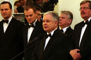 Former Prime Minister of Poland Donald Tusk, and Former Minister of Foreign Affairs, Radek Sikorski, to be deposed.