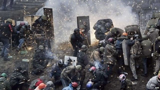 2014 Ukraine. Maidan Protesters.