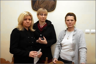 Smolensk Crash Widows: Ewa Blasik, Beata Gosiewska, Ewa Kochanowska.
