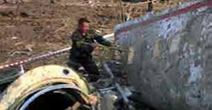 Destruction of windows in the fuselage on April 11, 2010 Source: A. Gargas, Evidence destruction in Smolensk Plane crash.